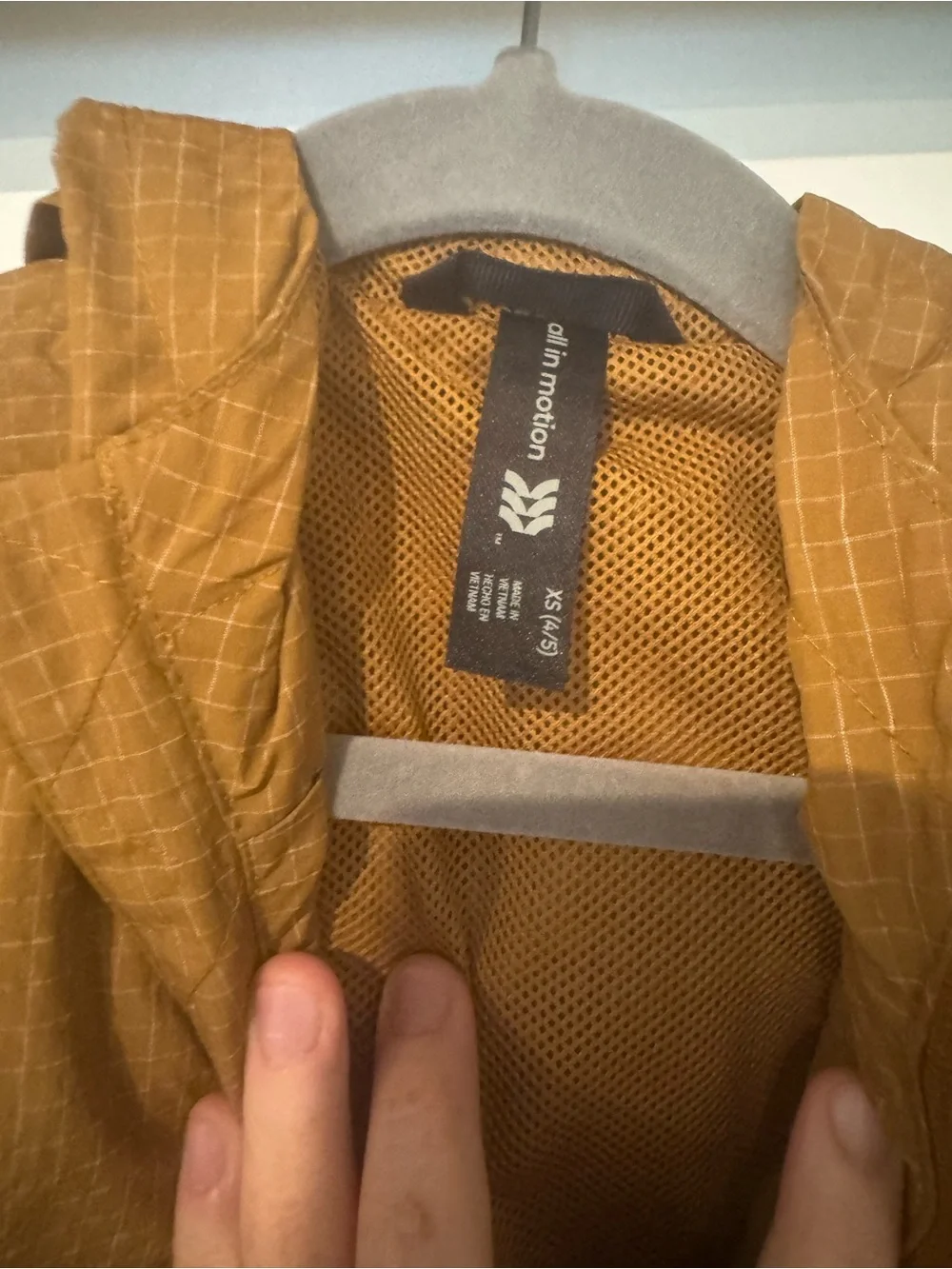 Kid’s Hooded Windbreaker Jacket - Brown Tan